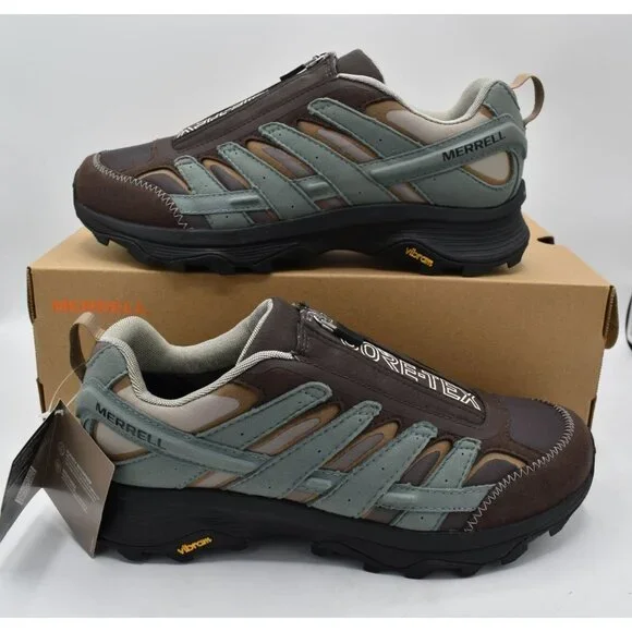 Merrell Mens Size 10 MOAB Speed Zip GTX Gore-Tex Waterproof Hiking Shoes